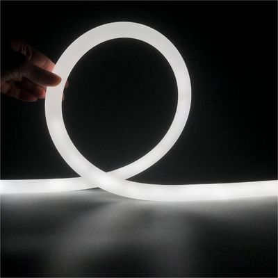 Φ 18mm silikonowy pas neonowy 24V CRI90 9,6W/M 360° elastyczny okrągły światło neonowe