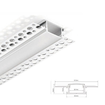 Profil aluminiowy LED bez wycięć 29*14mm dla sufitów gipsowych